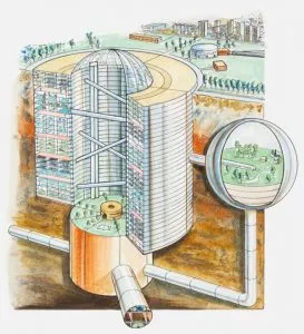 Ville souterraine en béton ©Thinkstock