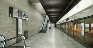 Gare de bagneux © RENDERSTORM / ATELIER MARC BARANI