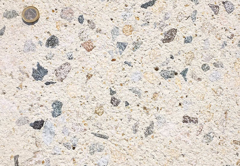 Béton bouchardé, l’aspect de la pierre