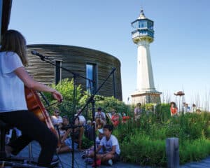 Champagne et béton au phare de Verzenay